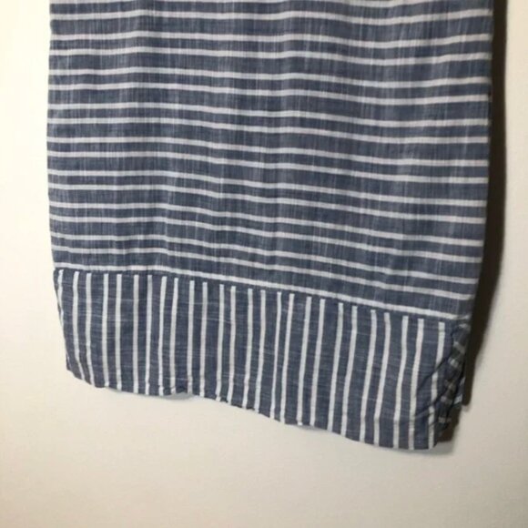Athleta Stripped Cotton Dress, L - Picture 8 of 10
